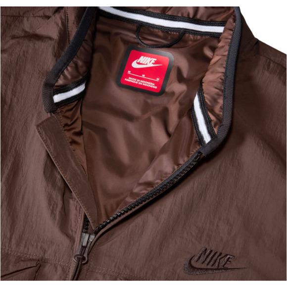 Nike Vest Mens Medium Brown Baroque Tech Woven Utility Lightweight Nylon UPF New - Picture 9 of 12